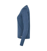 ID S671 SEVEN SEAS The knit | v-neck | dame nærbillede med tryk