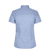ID S721 SEVEN SEAS Fine Twill | modern | s/s | dame nærbillede med logo