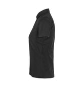 ID S721 SEVEN SEAS Fine Twill | modern | s/s | dame nærbillede med tryk