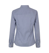 ID S780 SEVEN SEAS Fine Twill Cadet | modern | dame nærbillede med logo