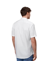 ID SS254 SEVEN SEAS Fine Twill | modern | s/s nærbillede med logo