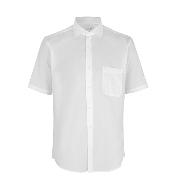 ID SS410 SEVEN SEAS Poplin | modern | s/s med tryk eller logo – arbejdstøj og firmatøj