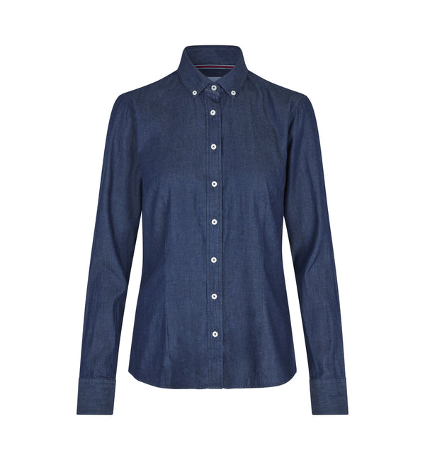 ID SS770 SEVEN SEAS Soft Denim | modern | dame med tryk eller logo – arbejdstøj og firmatøj
