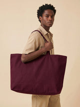 Oversized Heavy Canvas Bag – premium mulepose til merch og logo – Mulepose med logo fra Tojtryk.dk