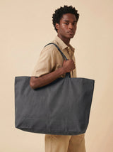Oversized Heavy Canvas Bag – premium mulepose til merch og logo – Mulepose med logo fra Tojtryk.dk