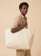 Oversized Heavy Canvas Bag – premium mulepose til merch og logo – Mulepose med logo fra Tojtryk.dk